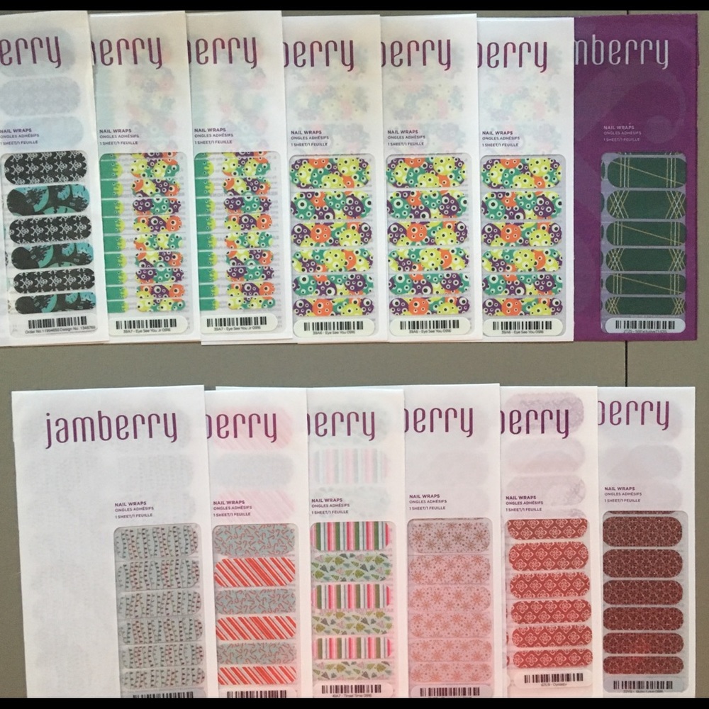 Jamberry Halloween & Christmas Wraps